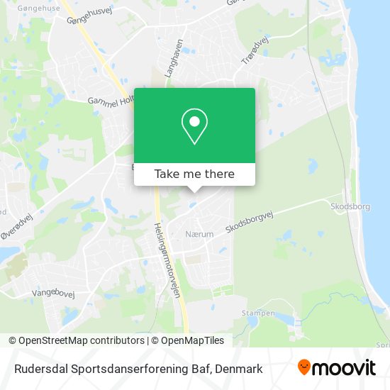 Rudersdal Sportsdanserforening Baf map