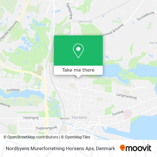 Nordbyens Murerforretning Horsens Aps map