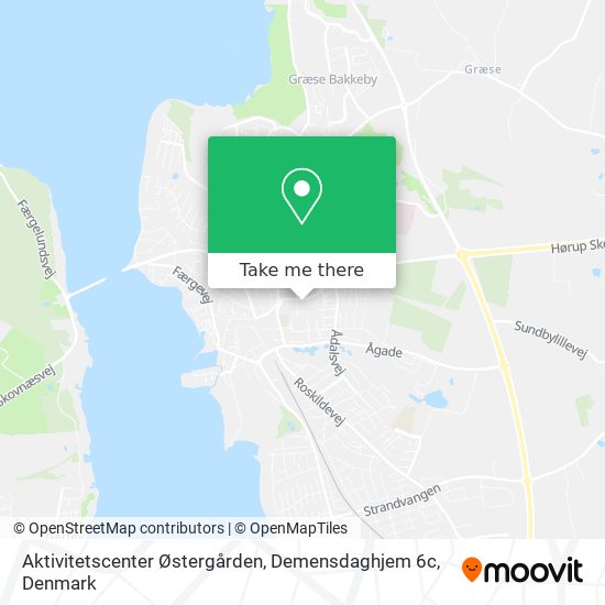 Aktivitetscenter Østergården, Demensdaghjem 6c map