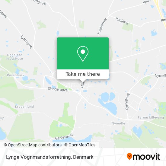 Lynge Vognmandsforretning map