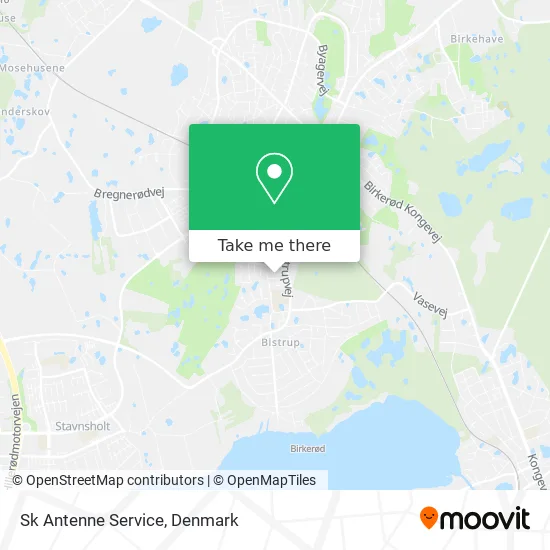 Sk Antenne Service map