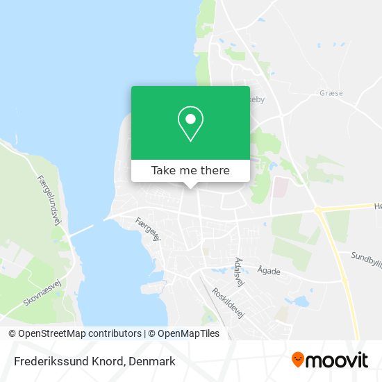 Frederikssund Knord map