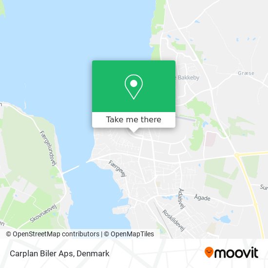 Carplan Biler Aps map