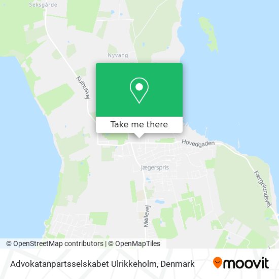 Advokatanpartsselskabet Ulrikkeholm map