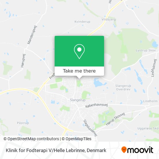 Klinik for Fodterapi V / Helle Lebrinne map