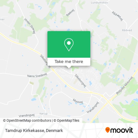 Tamdrup Kirkekasse map