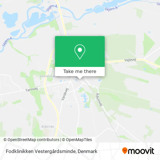 Fodklinikken Vestergårdsminde map