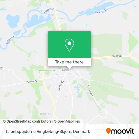 Talentspejderne Ringkøbing-Skjern map