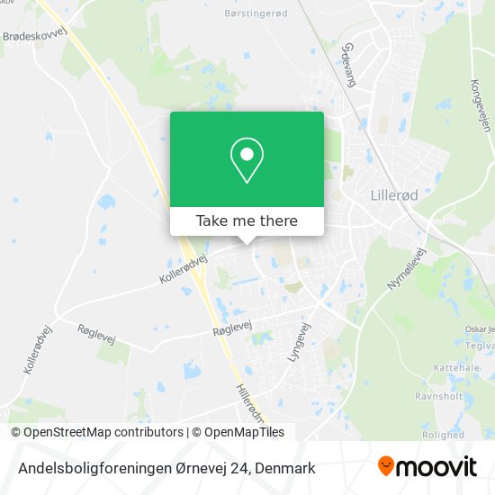 Andelsboligforeningen Ørnevej 24 map