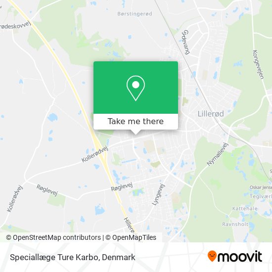 Speciallæge Ture Karbo map