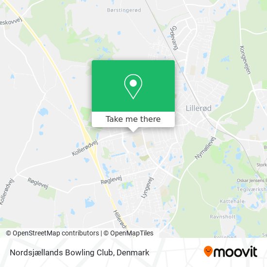 Nordsjællands Bowling Club map