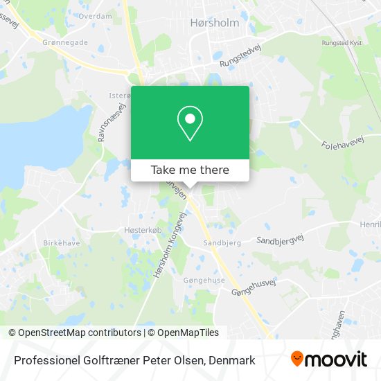 Professionel Golftræner Peter Olsen map