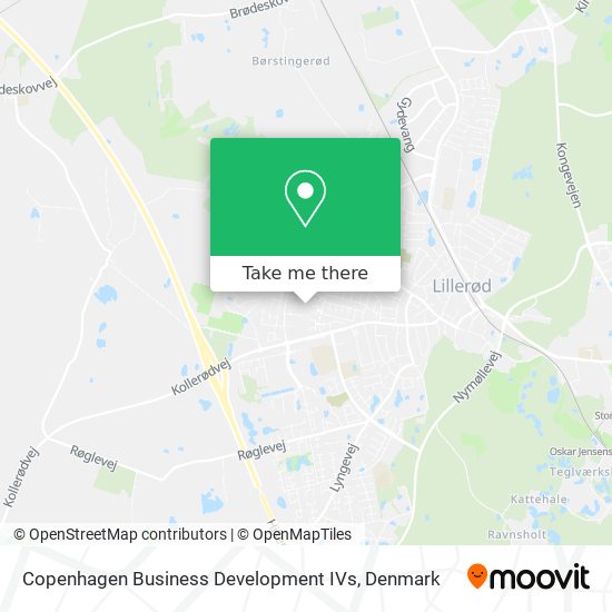 Copenhagen Business Development IVs map