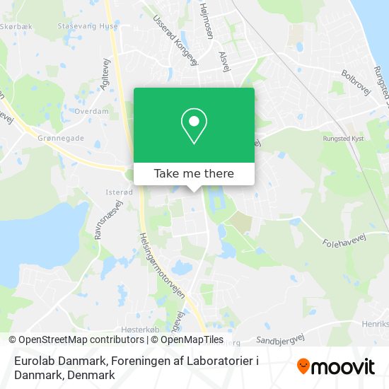 Eurolab Danmark, Foreningen af Laboratorier i Danmark map