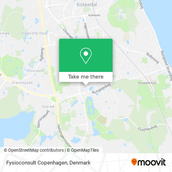 Fysioconsult Copenhagen map