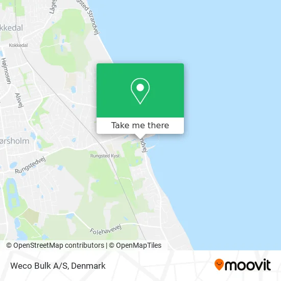 Weco Bulk A/S map