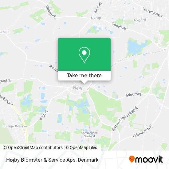 Højby Blomster & Service Aps map