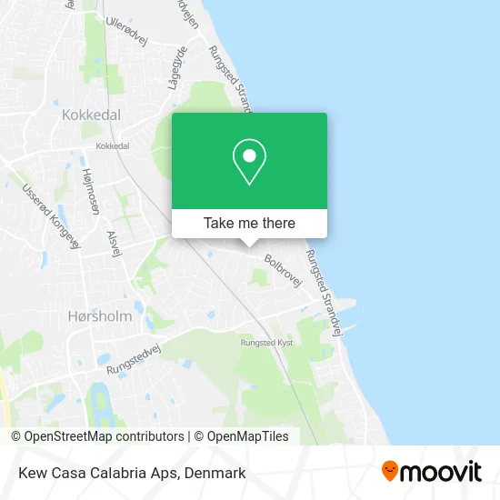 Kew Casa Calabria Aps map