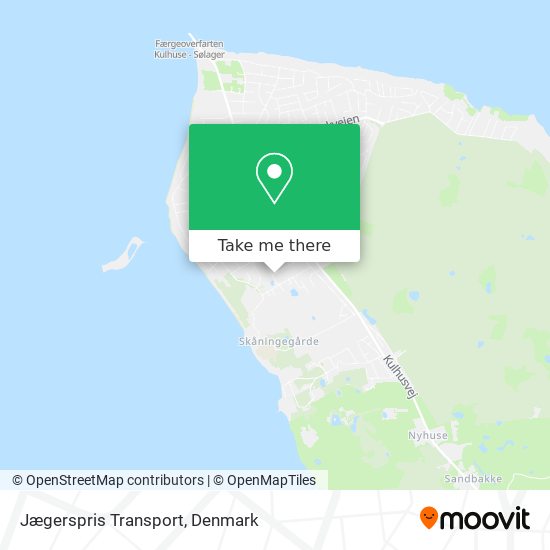 Jægerspris Transport map
