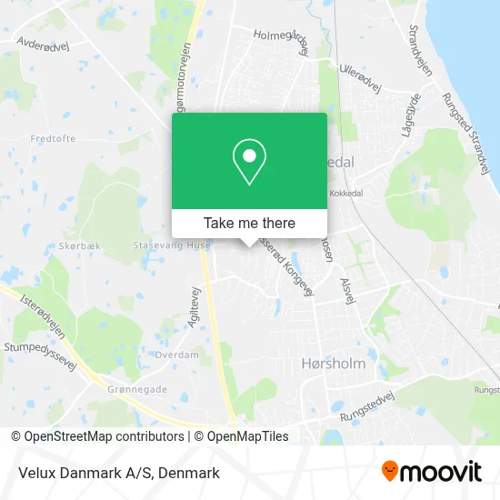 Velux Danmark A/S map