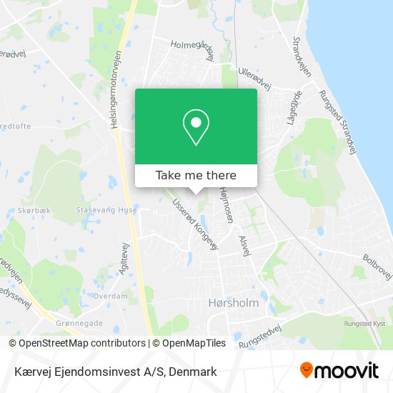 Kærvej Ejendomsinvest A/S map