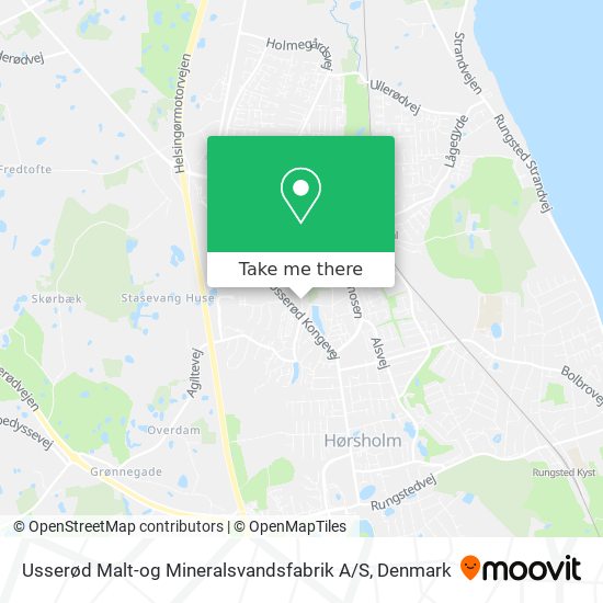 Usserød Malt-og Mineralsvandsfabrik A / S map