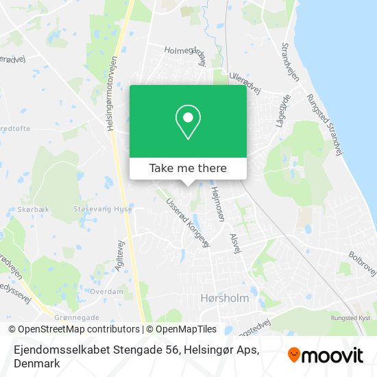 Ejendomsselkabet Stengade 56, Helsingør Aps map