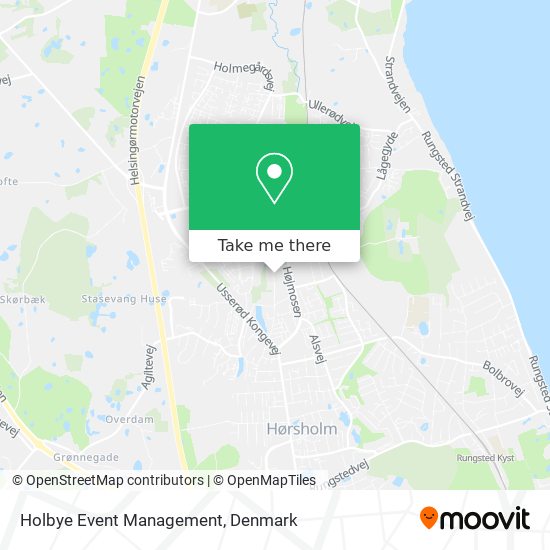 Holbye Event Management map