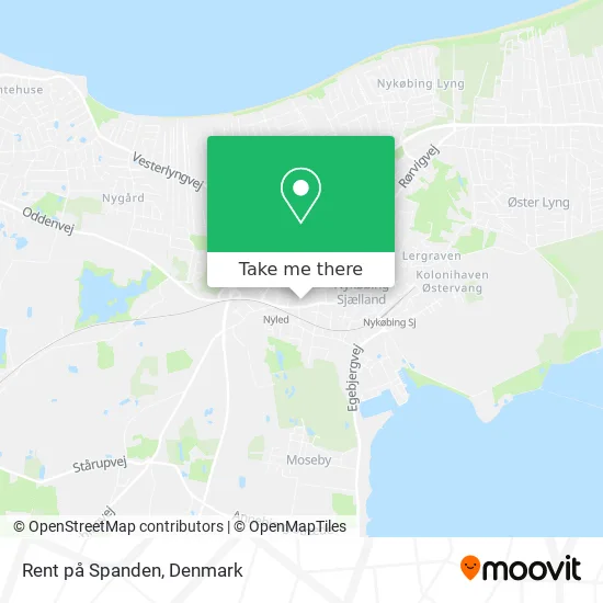 Rent på Spanden map