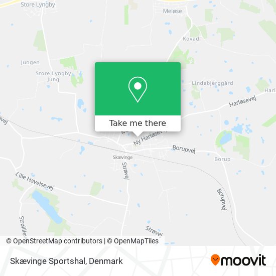 Skævinge Sportshal map