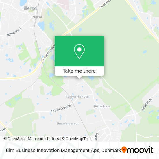 Bim Business Innovation Management Aps map
