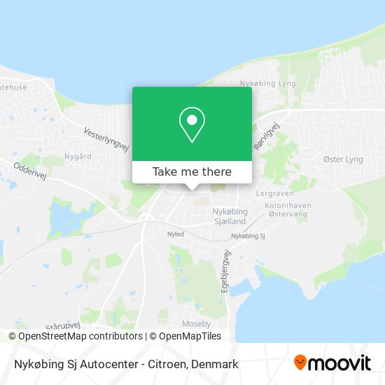 Nykøbing Sj Autocenter - Citroen map