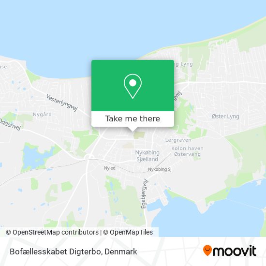 Bofællesskabet Digterbo map