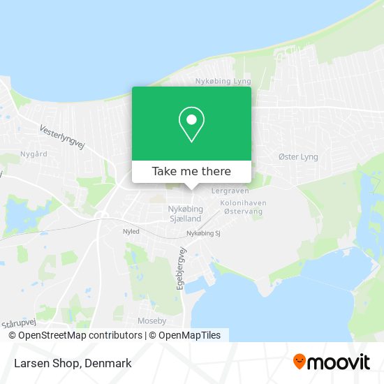 Larsen Shop map