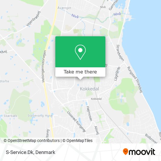 S-Service.Dk map