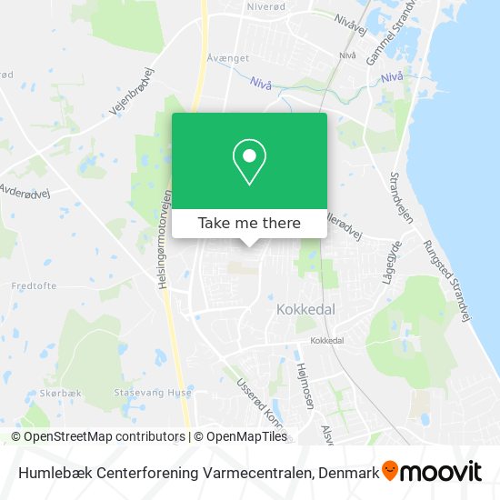 Humlebæk Centerforening Varmecentralen map