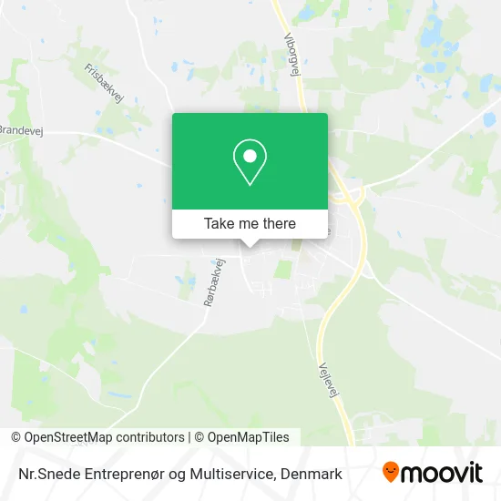 Nr.Snede Entreprenør og Multiservice map
