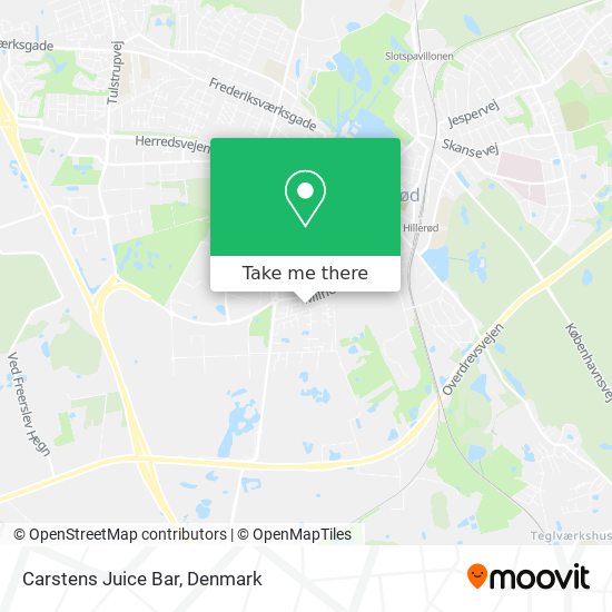 Carstens Juice Bar map