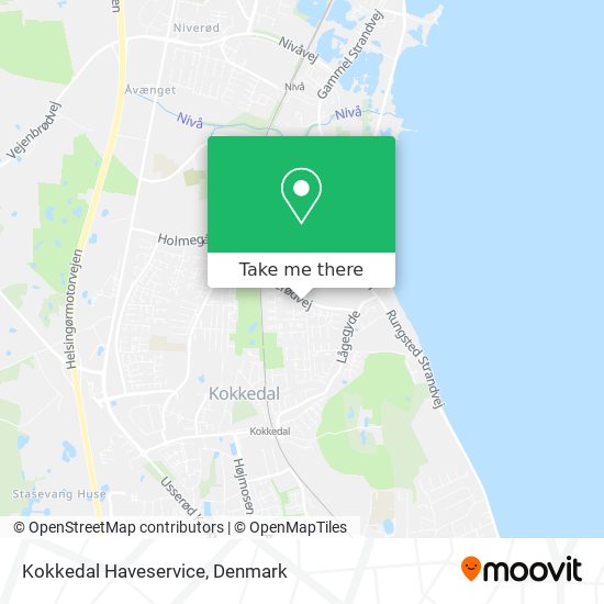 Kokkedal Haveservice map