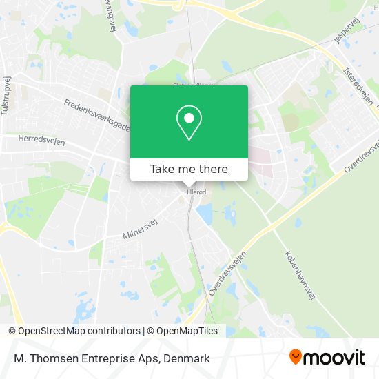 M. Thomsen Entreprise Aps map