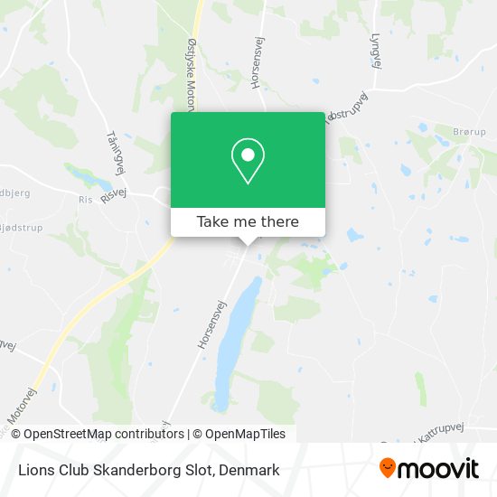 Lions Club Skanderborg Slot map