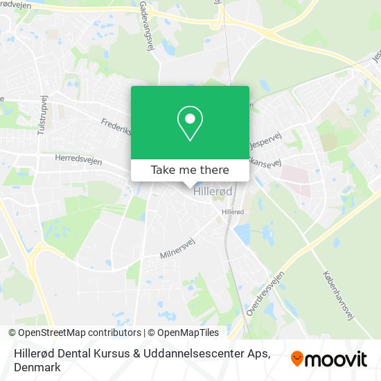 Hillerød Dental Kursus & Uddannelsescenter Aps map