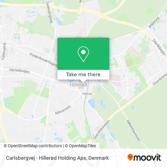 Carlsbergvej - Hillerød Holding Aps map
