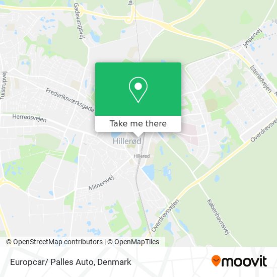Europcar/ Palles Auto map