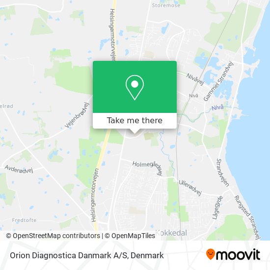 Orion Diagnostica Danmark A/S map