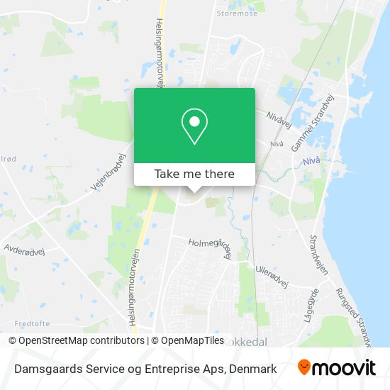 Damsgaards Service og Entreprise Aps map