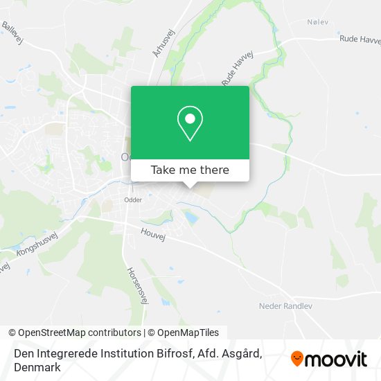 Den Integrerede Institution Bifrosf, Afd. Asgård map