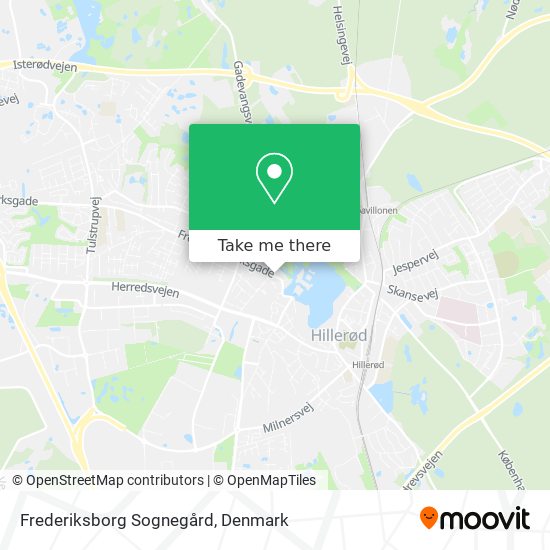 Frederiksborg Sognegård map