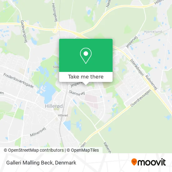 Galleri Malling Beck map