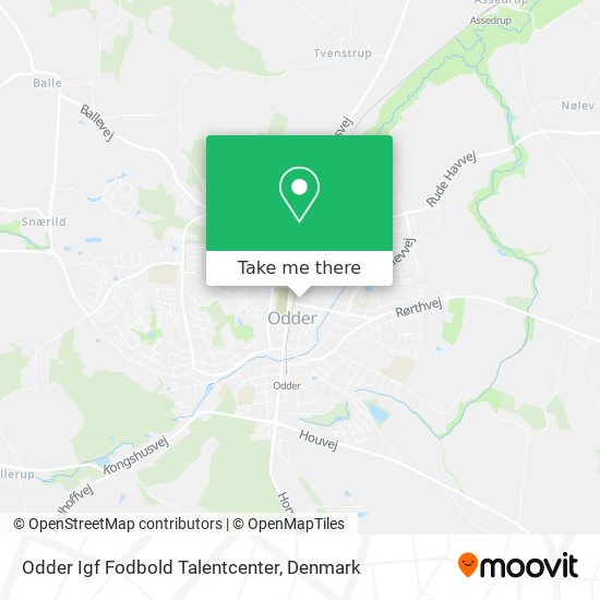 Odder Igf Fodbold Talentcenter map